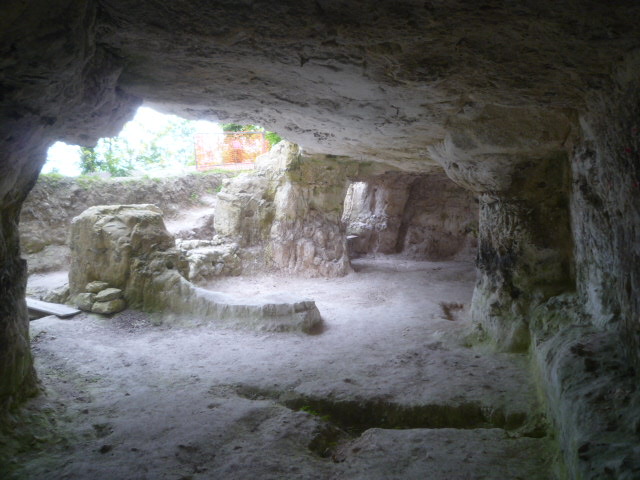 Vue de la grotte du Sabotier