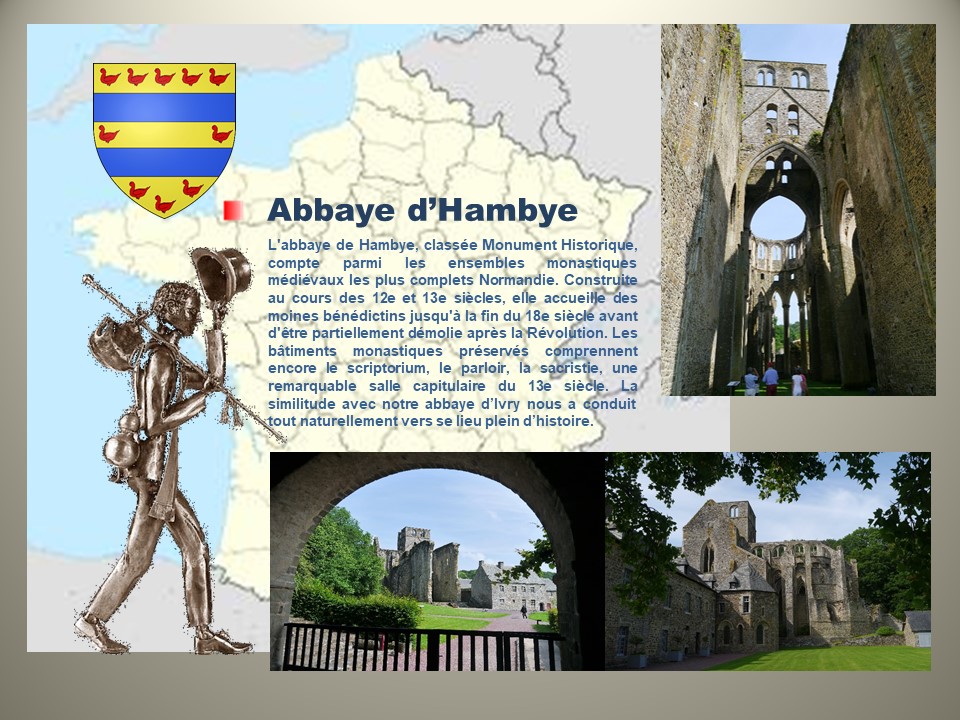 Planche abbaye d'Hambye